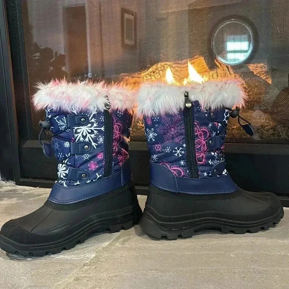 Dream Pairs Thermolite snow/winter waterproof,faux fur lined rugged,zipper,bunge - Picture 10 of 13